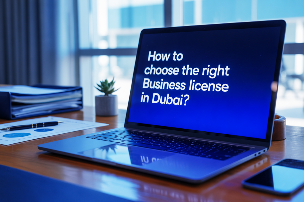 choose right business license in Dubai