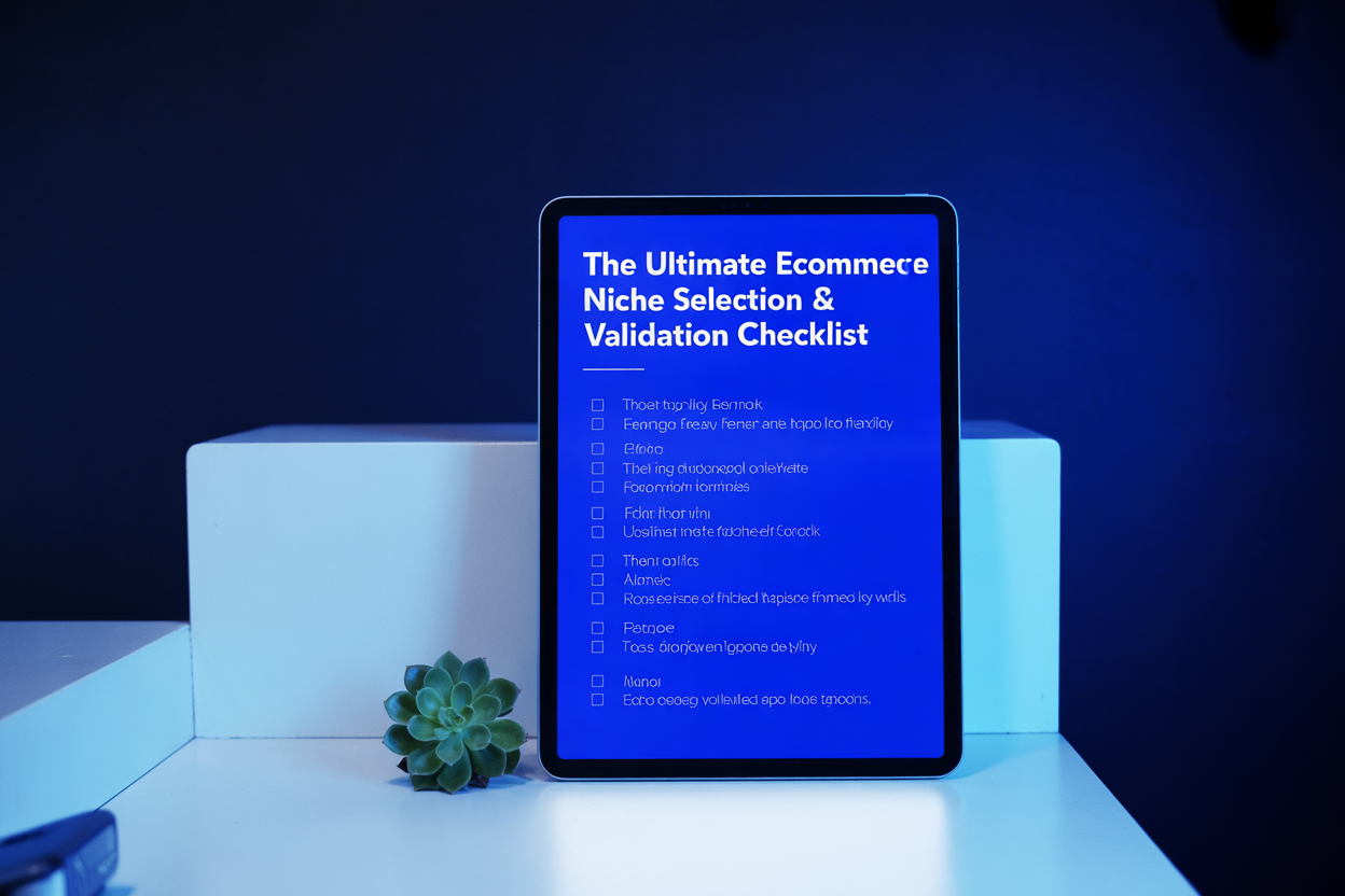 The Ultimate eCommerce Niche Selection & Validation Checklist